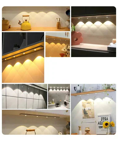 Frendorf | Kabellose LED-Leuchte mit Bewegungssensor | Wiederaufladbar, Dimmbar & 3 Farben