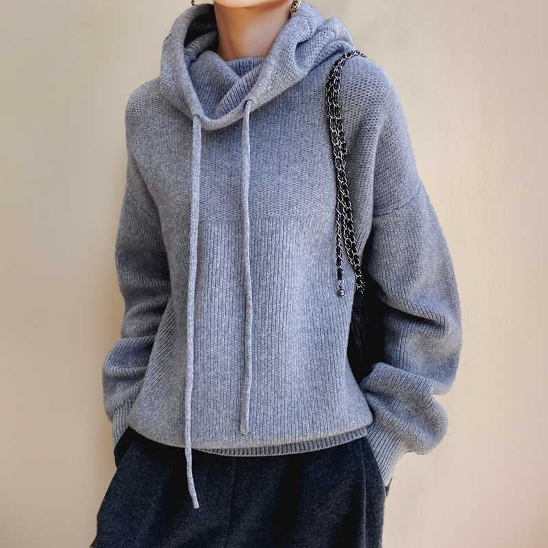 Lina™ | Kuschelige Strick-Hoodie