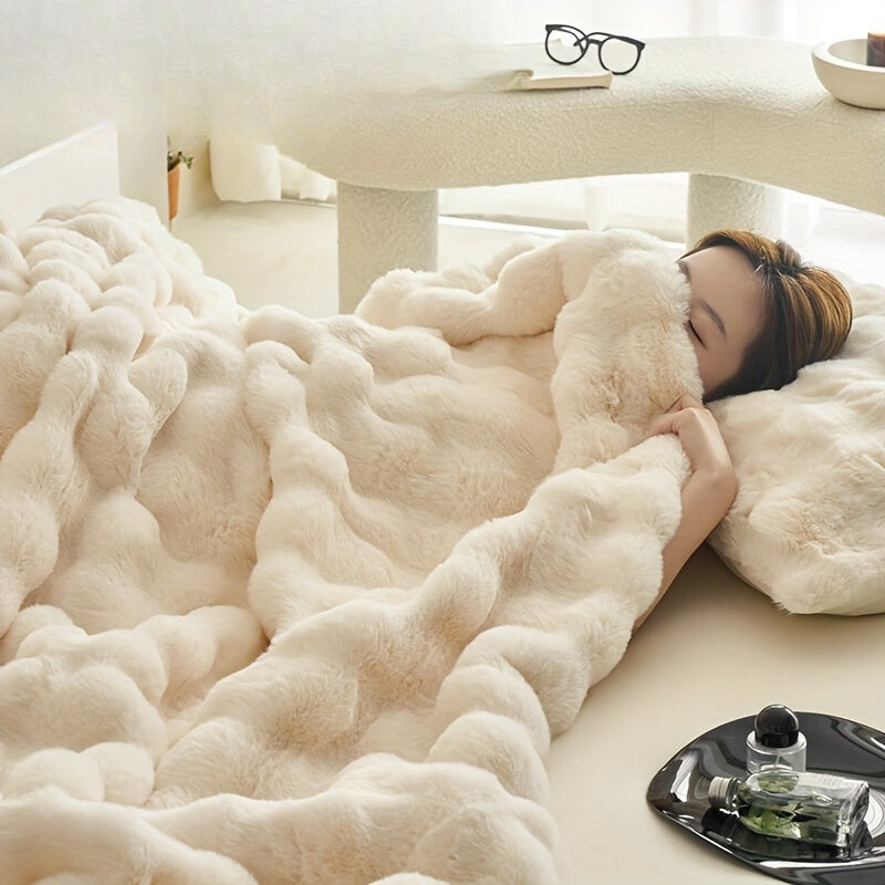 Wendbare Fleece-Decke – Extra Weiche und Warme Kuscheldecke für Sofa und Bett