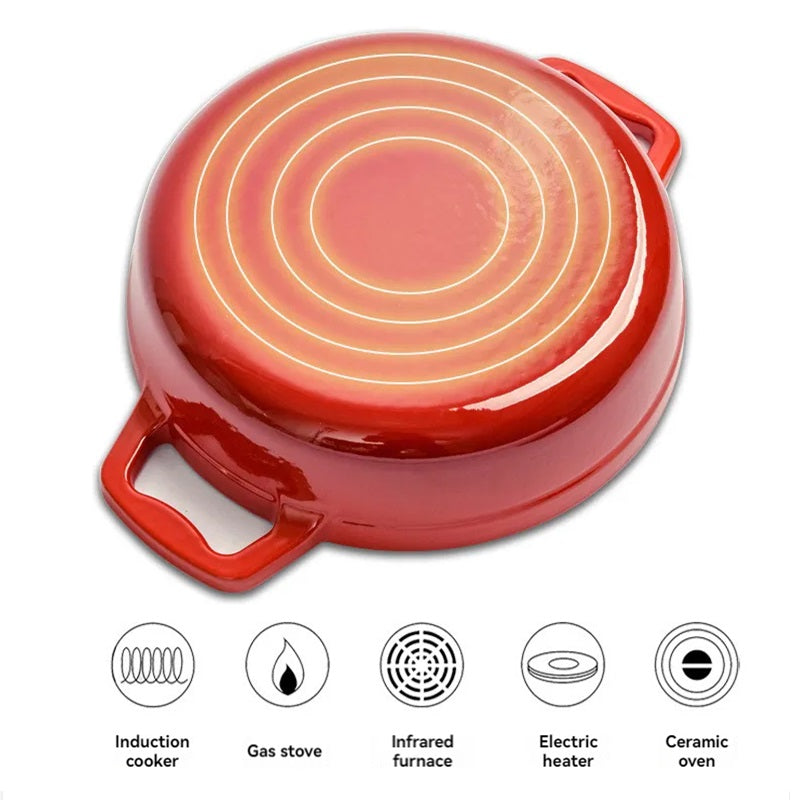 Emaille Gusseisen Dutch Oven