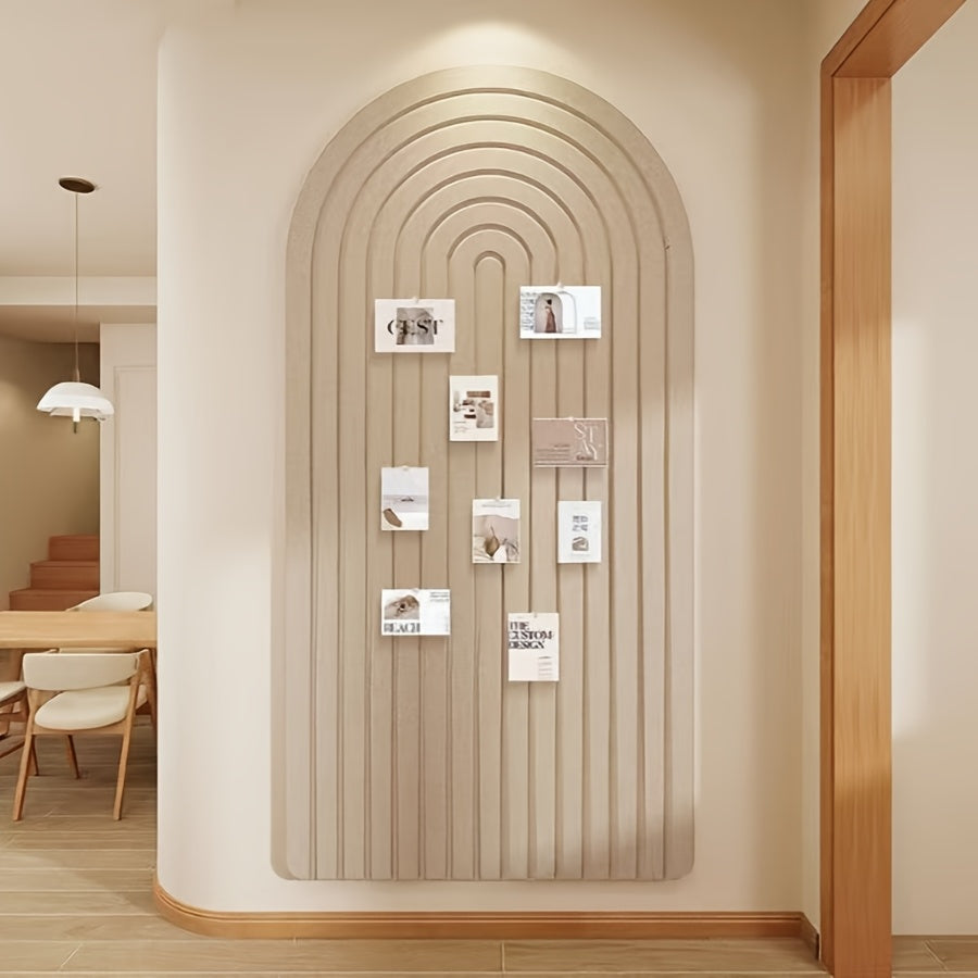 Bogenförmige Filz-Pinnwand – Extra Groß, Selbstklebend und Modernes Design