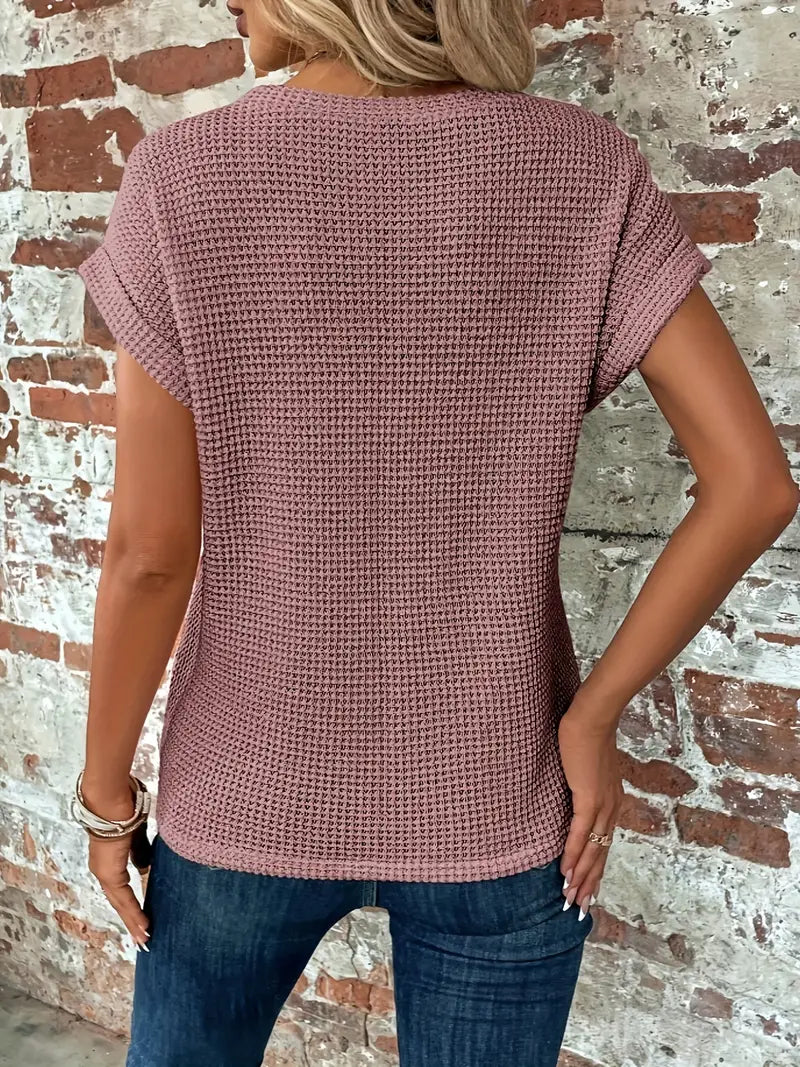 Gretel | Lässiges T-Shirt mit kurzen Ärmeln
