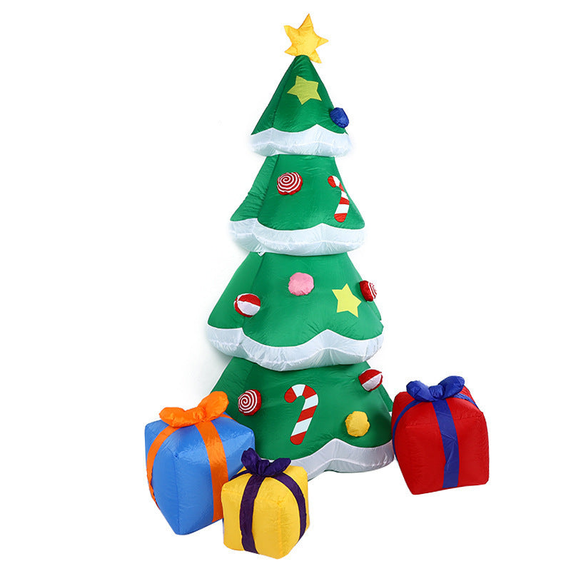 Weihnachtsornament Dekoration – Schneemann oder Weihnachtsbaum mit Beleuchtung