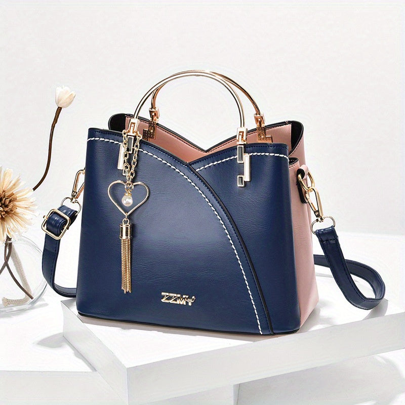 Luxuriöse Leder-Handtasche für Frauen | Klein