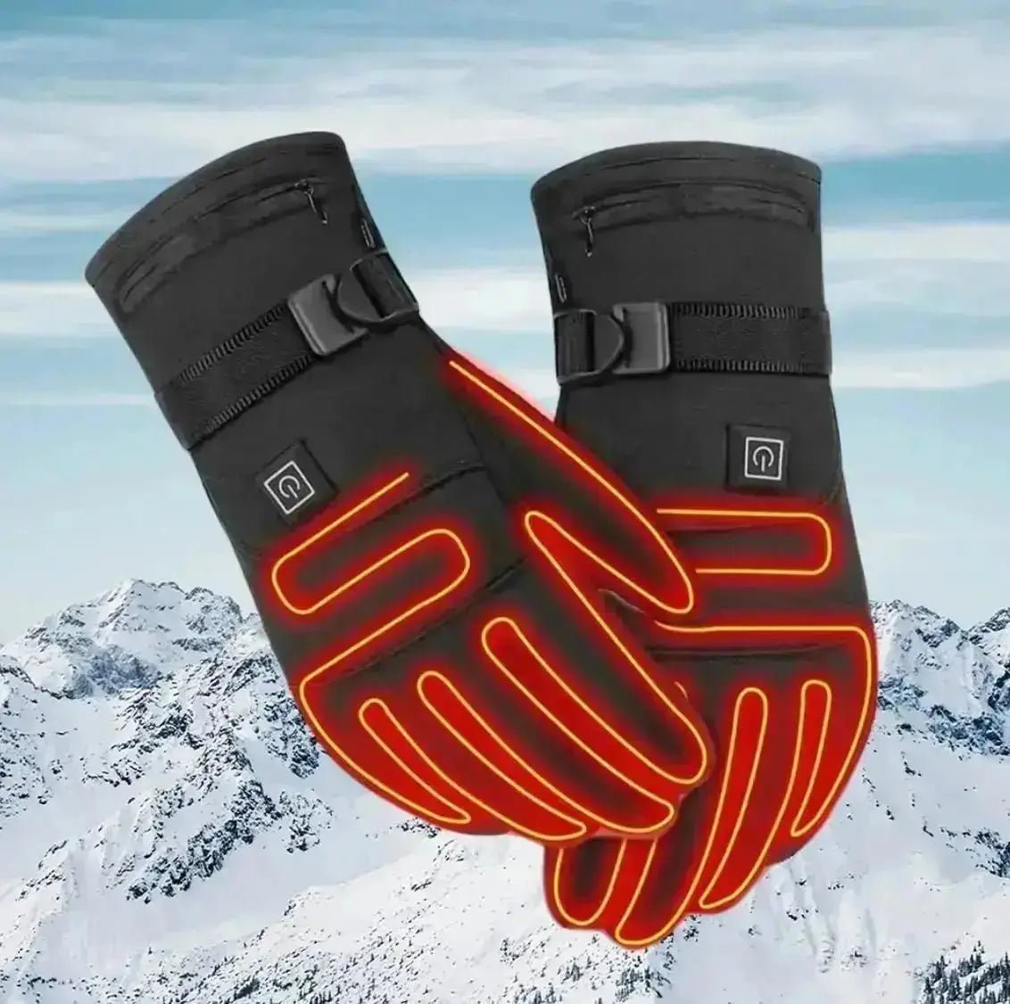 Elektrisch beheizte wasserdichte Handschuhe mit 3 Temperaturstufen