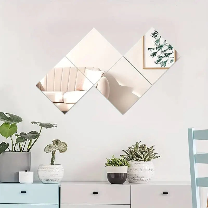 3D Spiegel Wandaufkleber - Moderne Dekoration