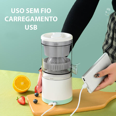 QuickJuice Saftpresse | Wiederaufladbare Tragbare Elektrische Saftpresse