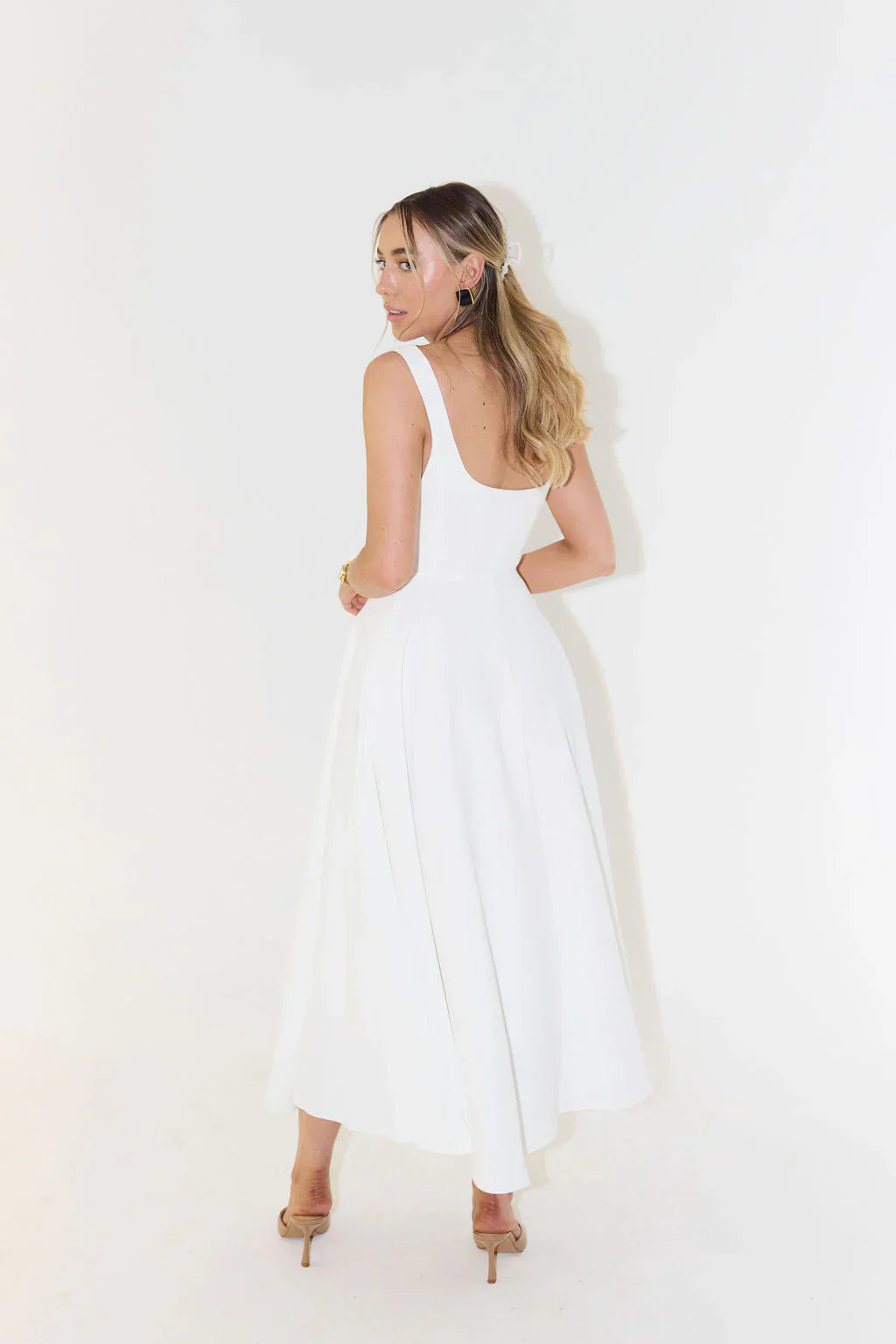 Celeste Couture Midi-Kleid | Elegantes Cocktailkleid für einen zeitlosen Stil