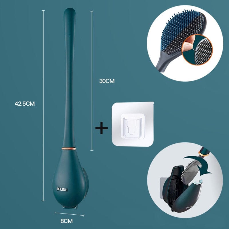 🔥Moderne flexible Silikon-Toilettenbürste