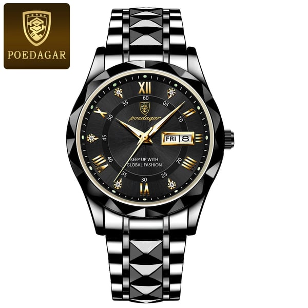 Wasserdichte Luxus-Herrenarmbanduhr der Top-Marke mit Leuchtfunktion
