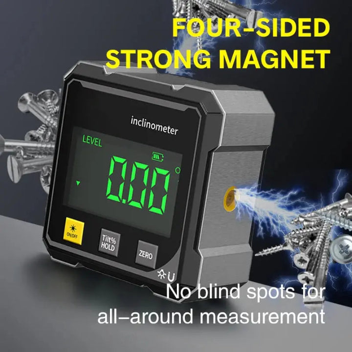 Präzisionswinkelmesser HoekPro – Magnetische digitale Wasserwaage