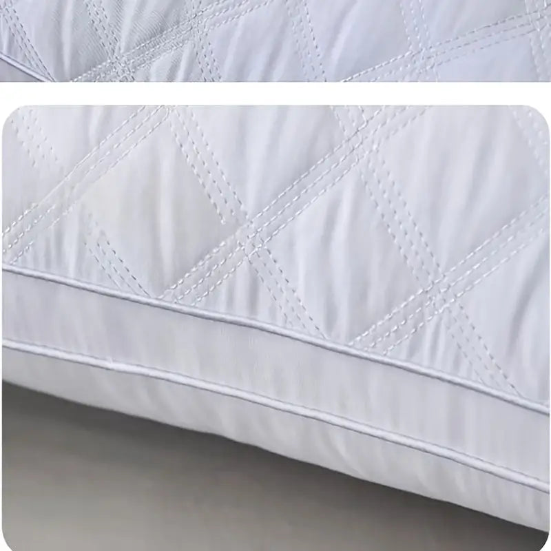 DreamRest - Set von 2 Hypoallergenen 3D Kissen - Sanfte Zervikale Unterstützung & Hotelqualität Schlaf
