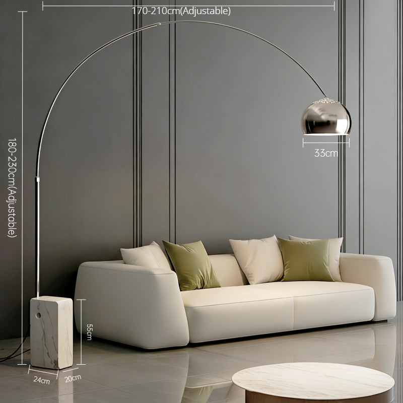 Italienische Arco Stehlampe – Modernes Design für das Wohnzimmer