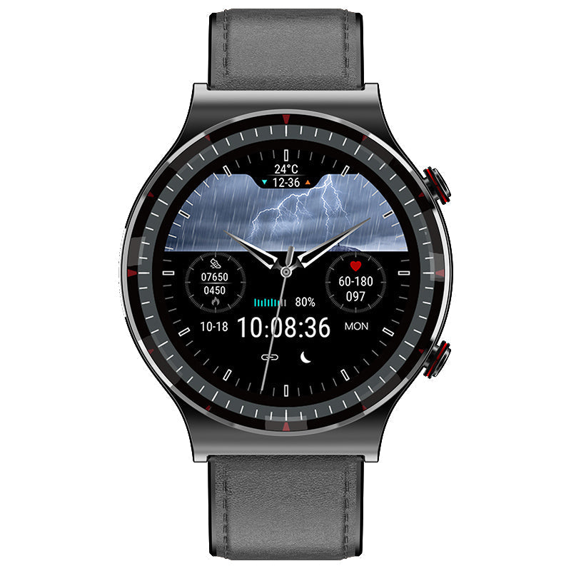 Medizinische EKG-Smartwatch | CFDA-zertifiziert | 512Hz Hochpräzisions-Biosensor | SpO2- & Herzfrequenz-Monitoring | KI-basierte Atemanalyse | IP67 Wasserdicht