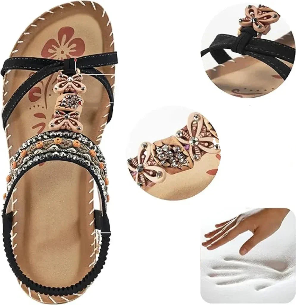 Orthopädische Sandalen Damen Komfort+