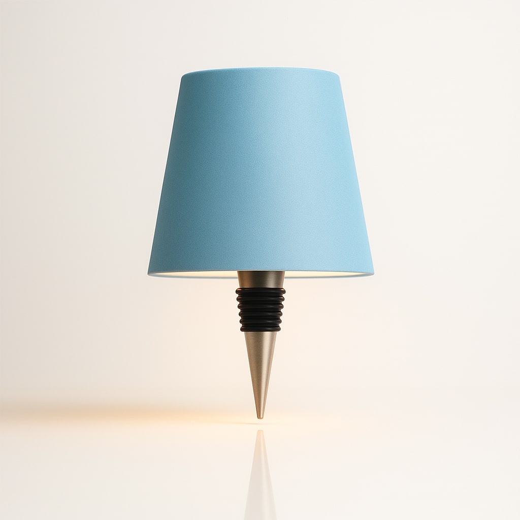 Flaschenlicht | Flasche als Tischlampe | Akku Tischlampe | Flaschenaufsatz | LumiFlasche
