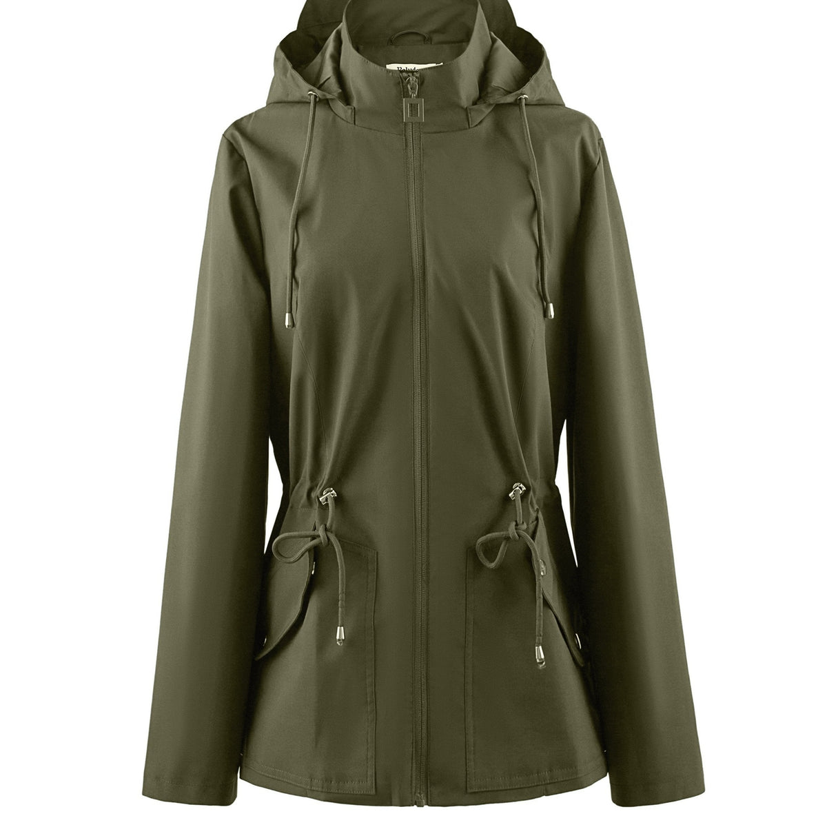 Wasserdichte Damenjacke mit Kapuze – Winddichte Regenjacke