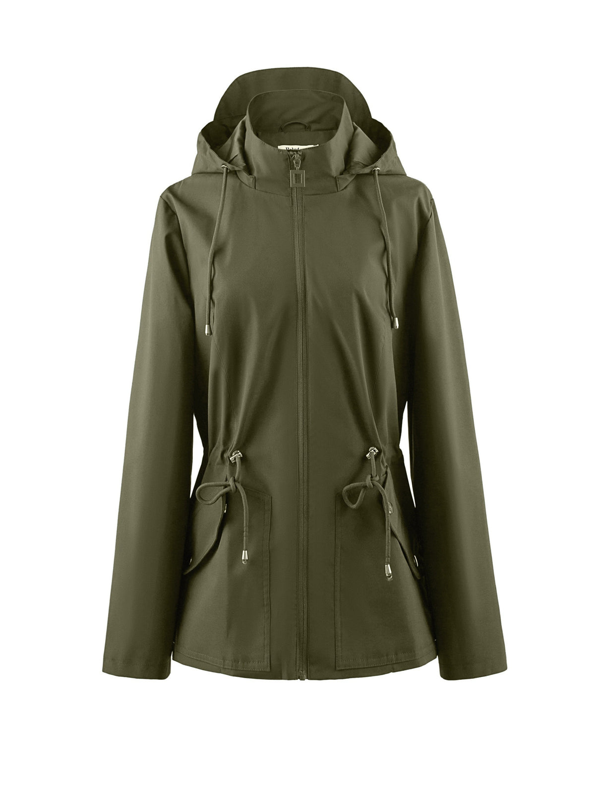 Wasserdichte Damenjacke mit Kapuze – Winddichte Regenjacke
