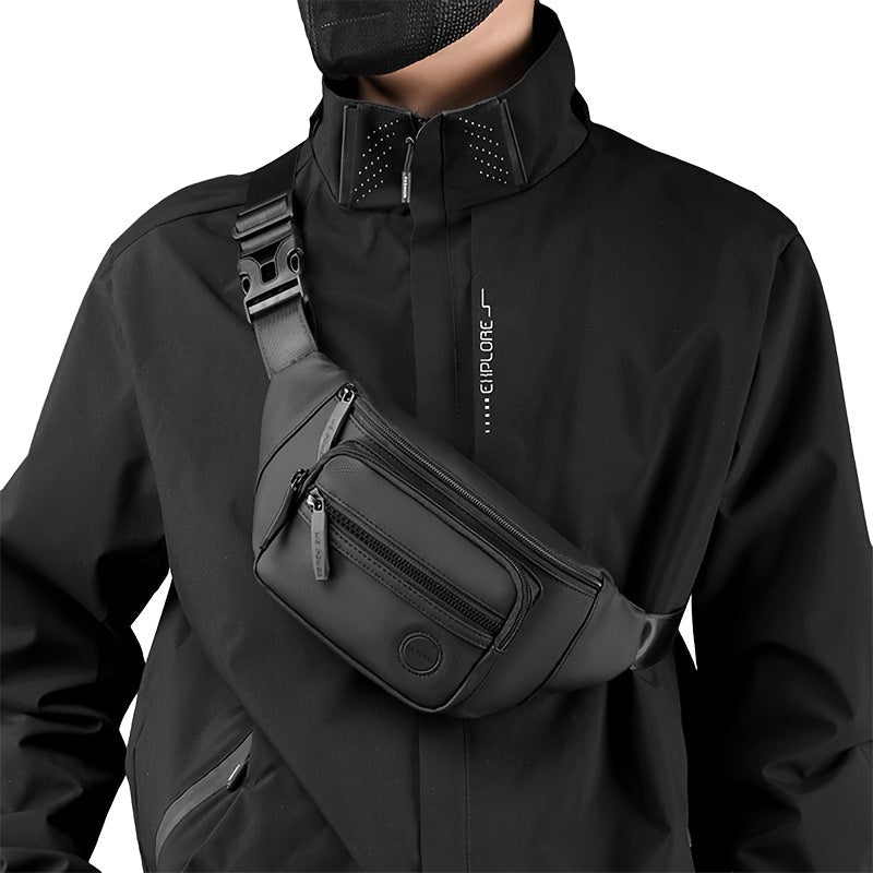 Herren Hüfttasche MotionGear – Multifunktionale Crossbody-Tasche mit Verstellbarem Gürtel