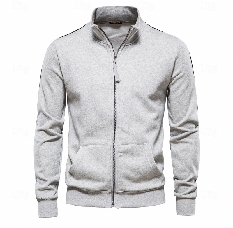 Herren Winterjacke ArcticLine – Leichte Jacke mit Reißverschluss und Stehkragen