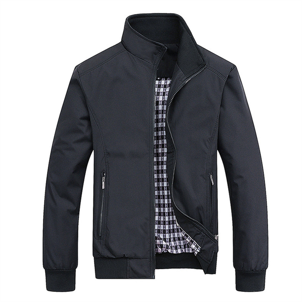 Herren Retro Winterjacke – Winddichte, Wasserabweisende Jacke mit Bequemer Passform