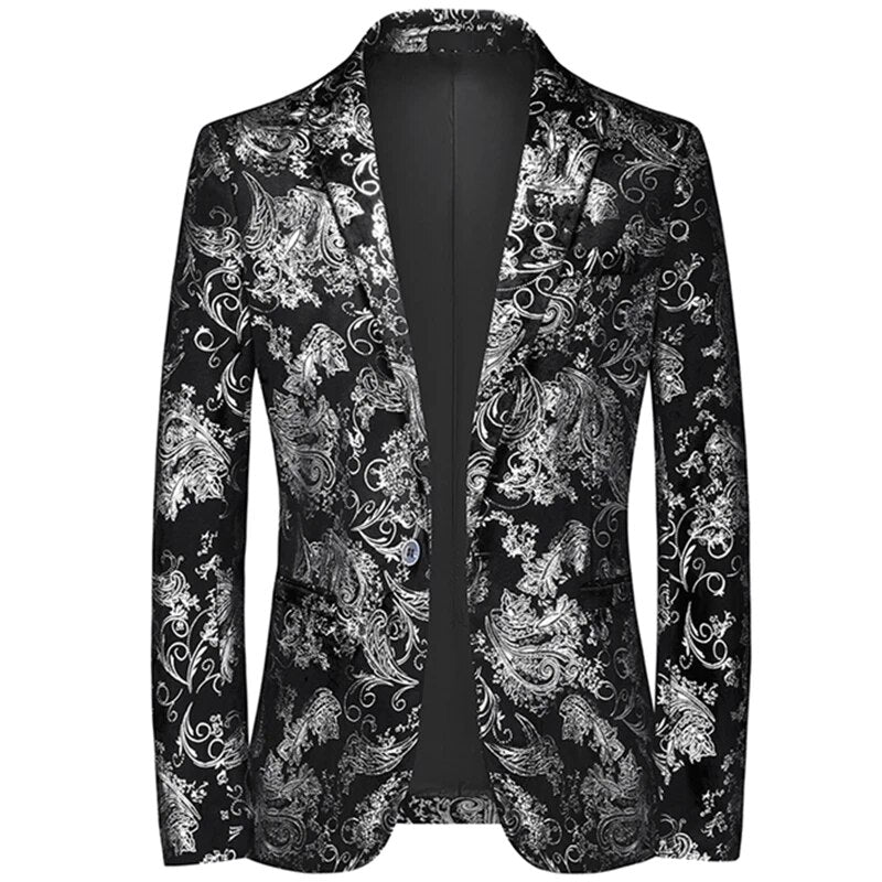 Herren Blazer SilverLine – Wasserdichter Blazer mit Silbernen Akzenten