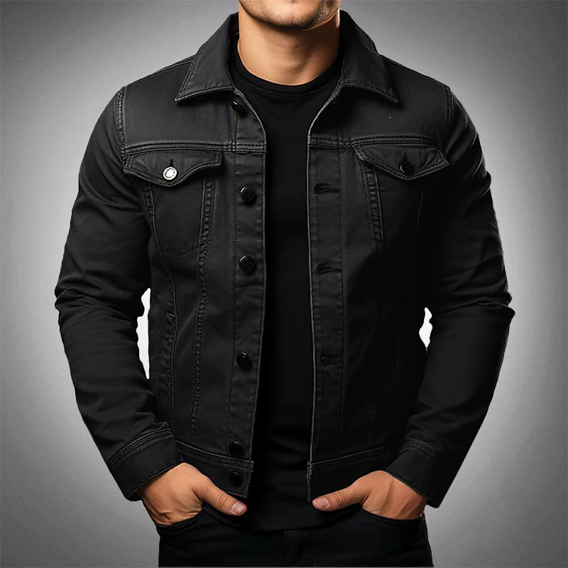 Herren Denim Jack ClassicFit – Zeitloses Jeansjacke aus Baumwolle