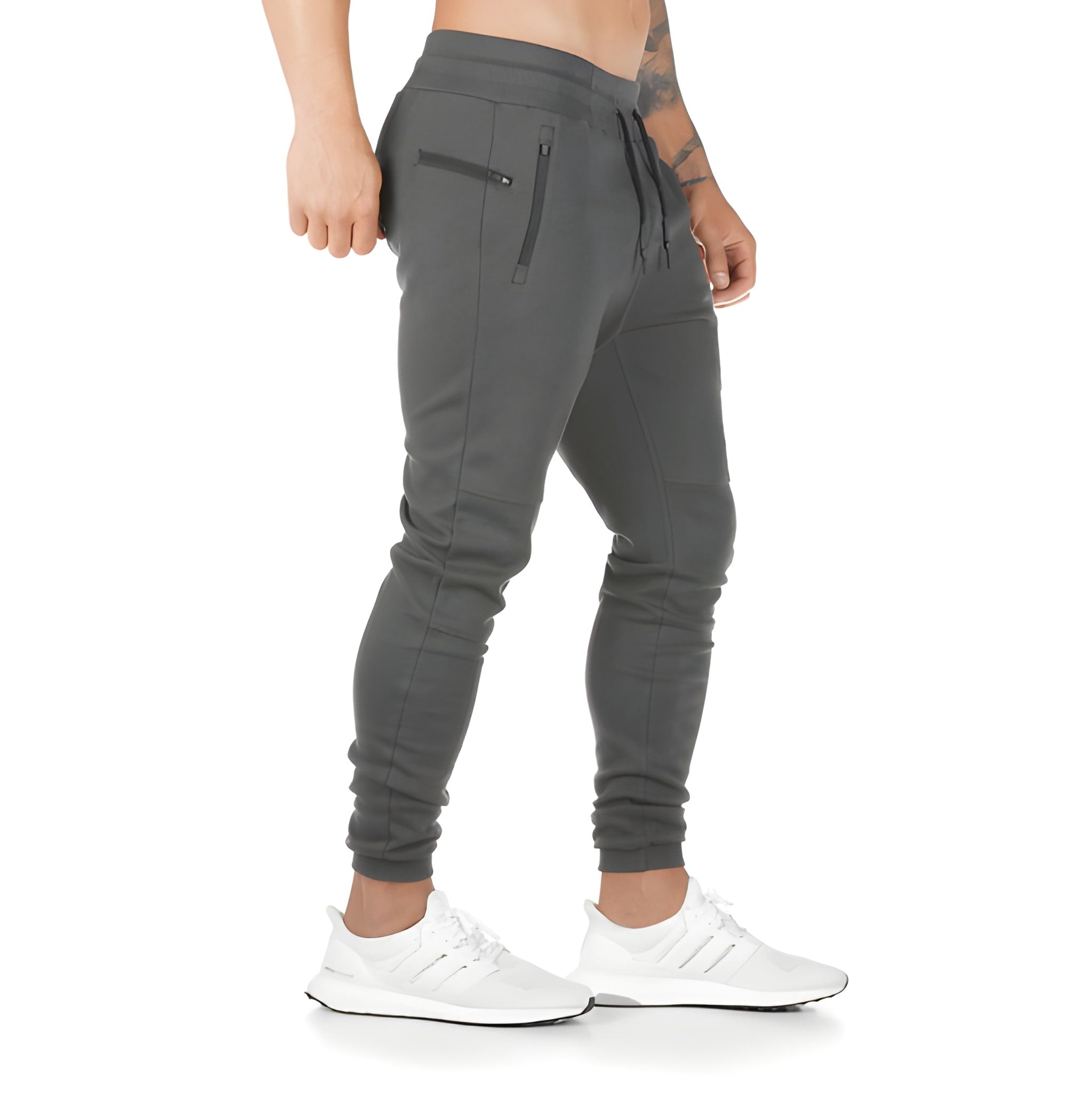 Herren Jogginghose AirFlex – Leichte Sporthose mit Reißverschlusstaschen