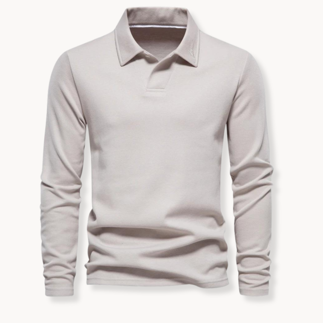 Herren Polo | Langarm T-Shirt | Zeitloser Komfort & Eleganter Stil