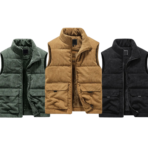 Herren Bodywarmer | Winterdesign | Warme Fütterung