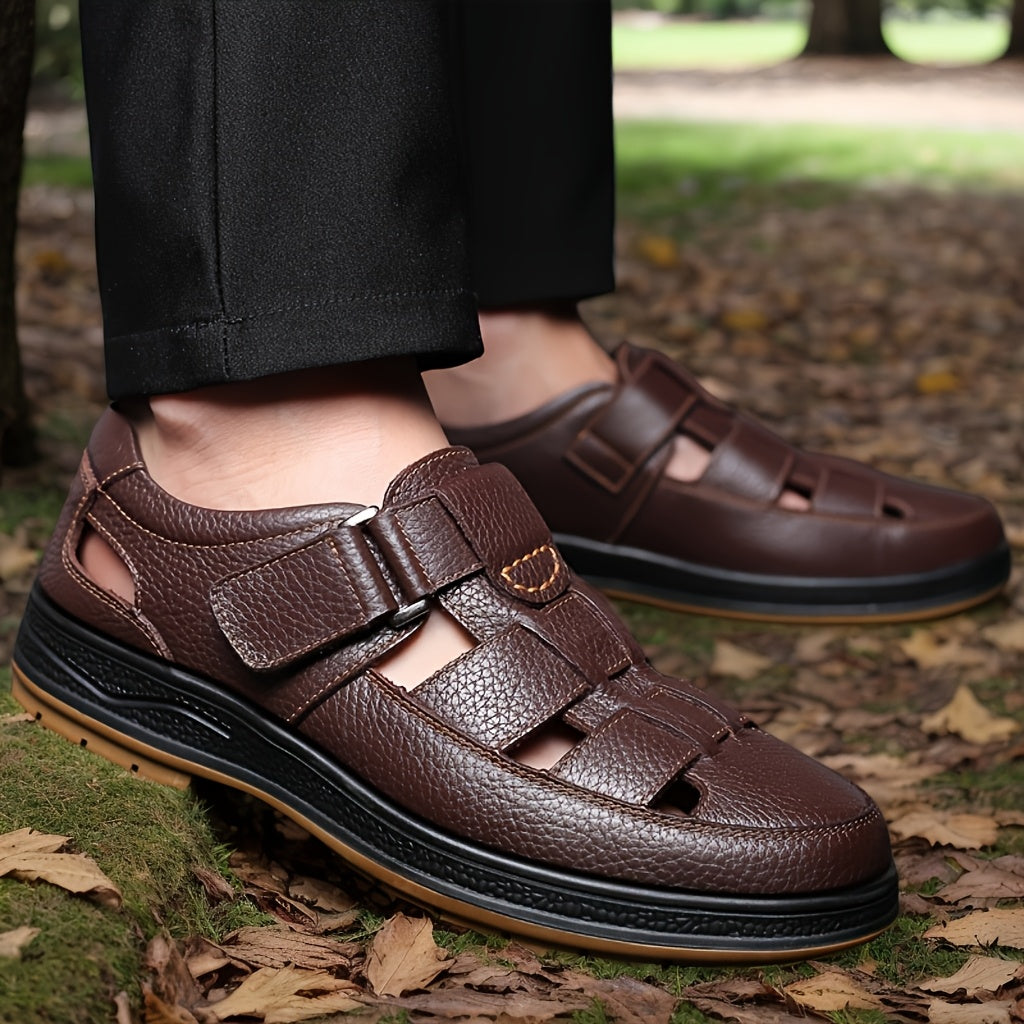 Herren Sommerschuhe LederComfort – Atmungsaktiv, Rutschfest und Langlebig