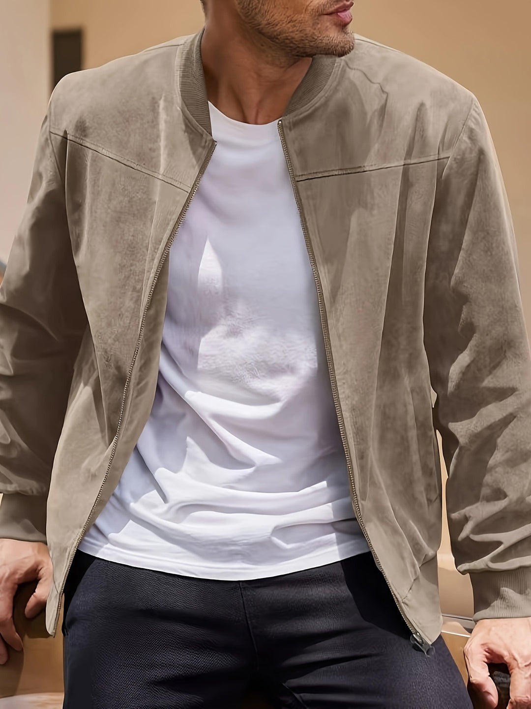 Herrenjacke | Leicht & Komfortabel | Vielseitige Eleganz | Frühling & Herbst