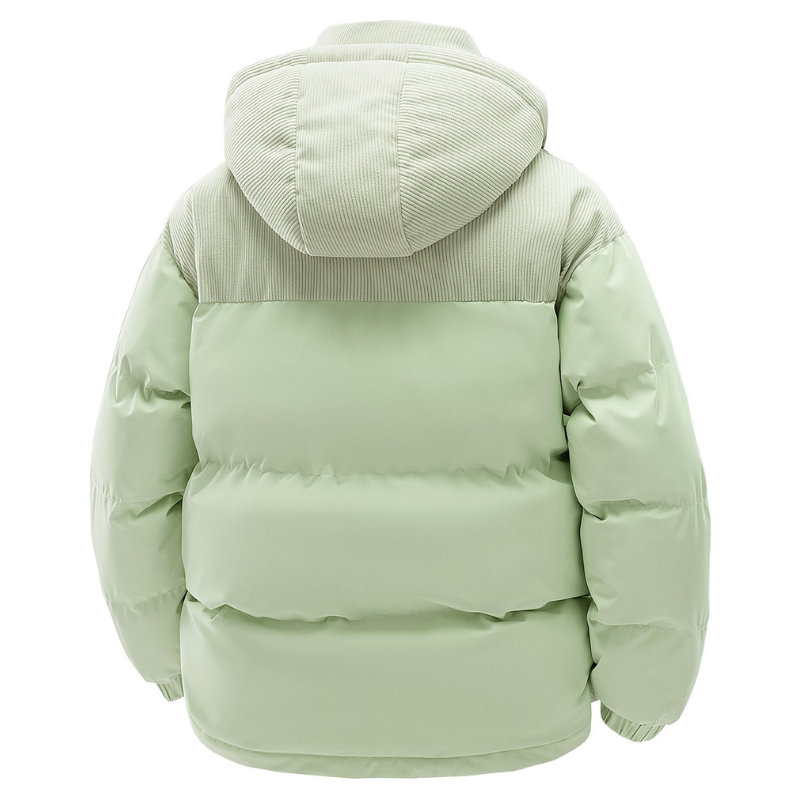 Herren Warm Winterjacke mit wattierter Fütterung und Kapuze