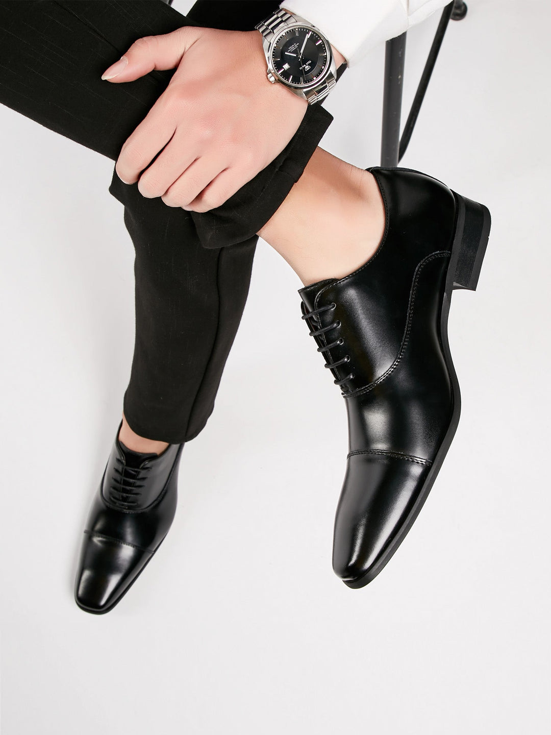 Herren Schnürschuhe | Echtes Leder | Polierte Verarbeitung & Klassisches Design | Formal & Komfortabel