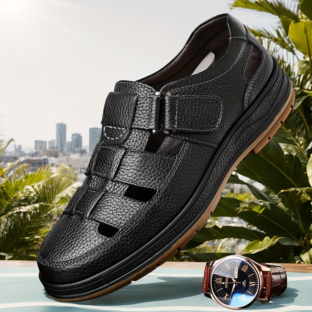 Herren Sommerschuhe LederComfort – Atmungsaktiv, Rutschfest und Langlebig