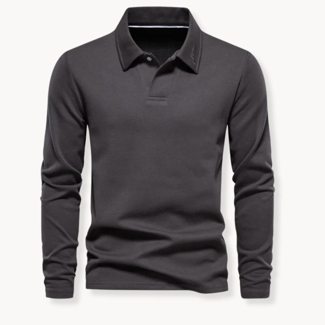 Herren Polo | Langarm T-Shirt | Zeitloser Komfort & Eleganter Stil