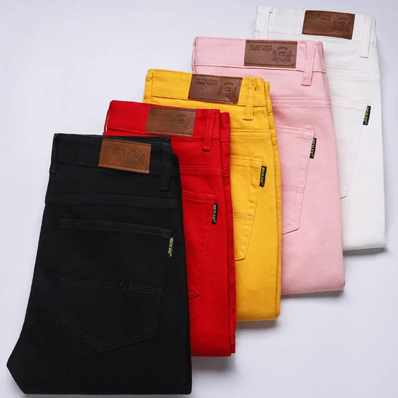 Herren Komfort Denim Jeans aus hochwertigem Material und in fünf Farben