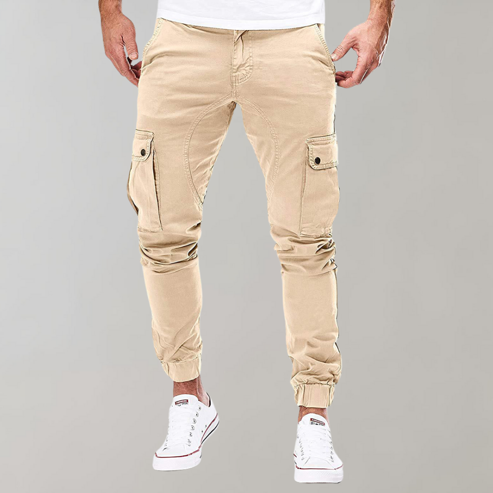 Herren Cargo Hose | Elastischer Bund | Bequeme Arbeitskleidung