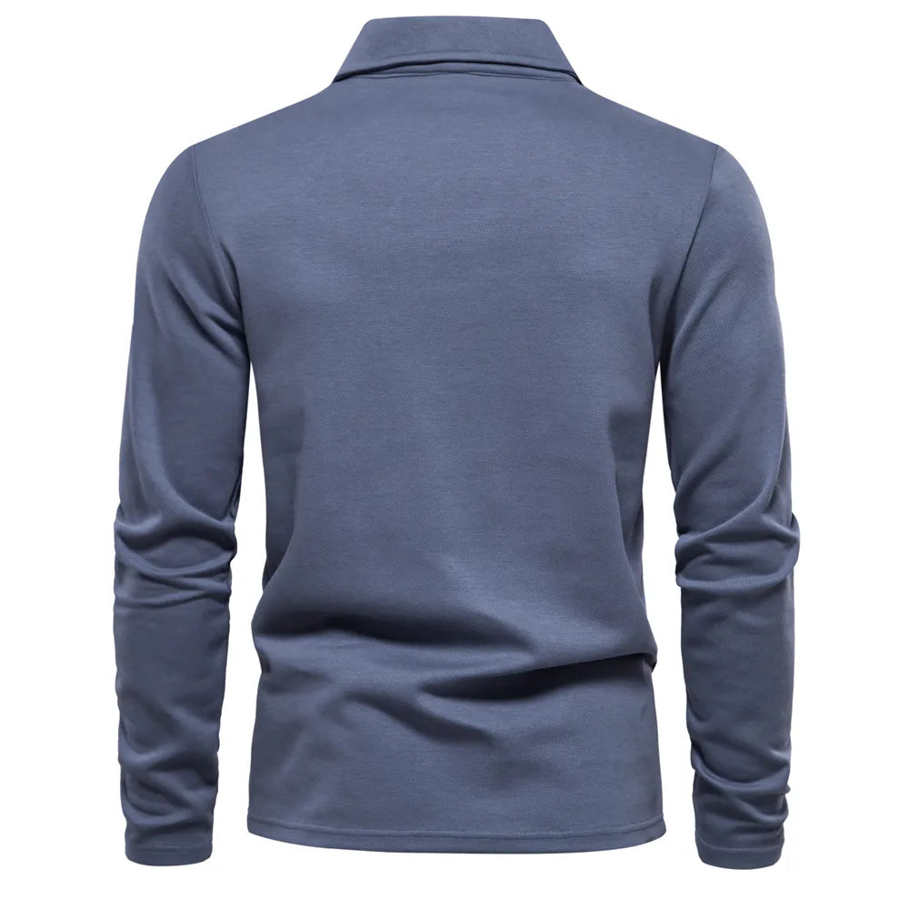 Herren Polo | Langarm T-Shirt | Zeitloser Komfort & Eleganter Stil