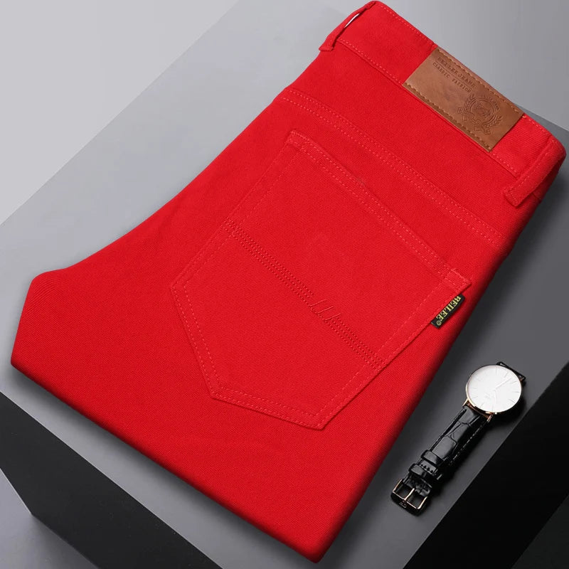Herren Komfort Denim Jeans aus hochwertigem Material und in fünf Farben