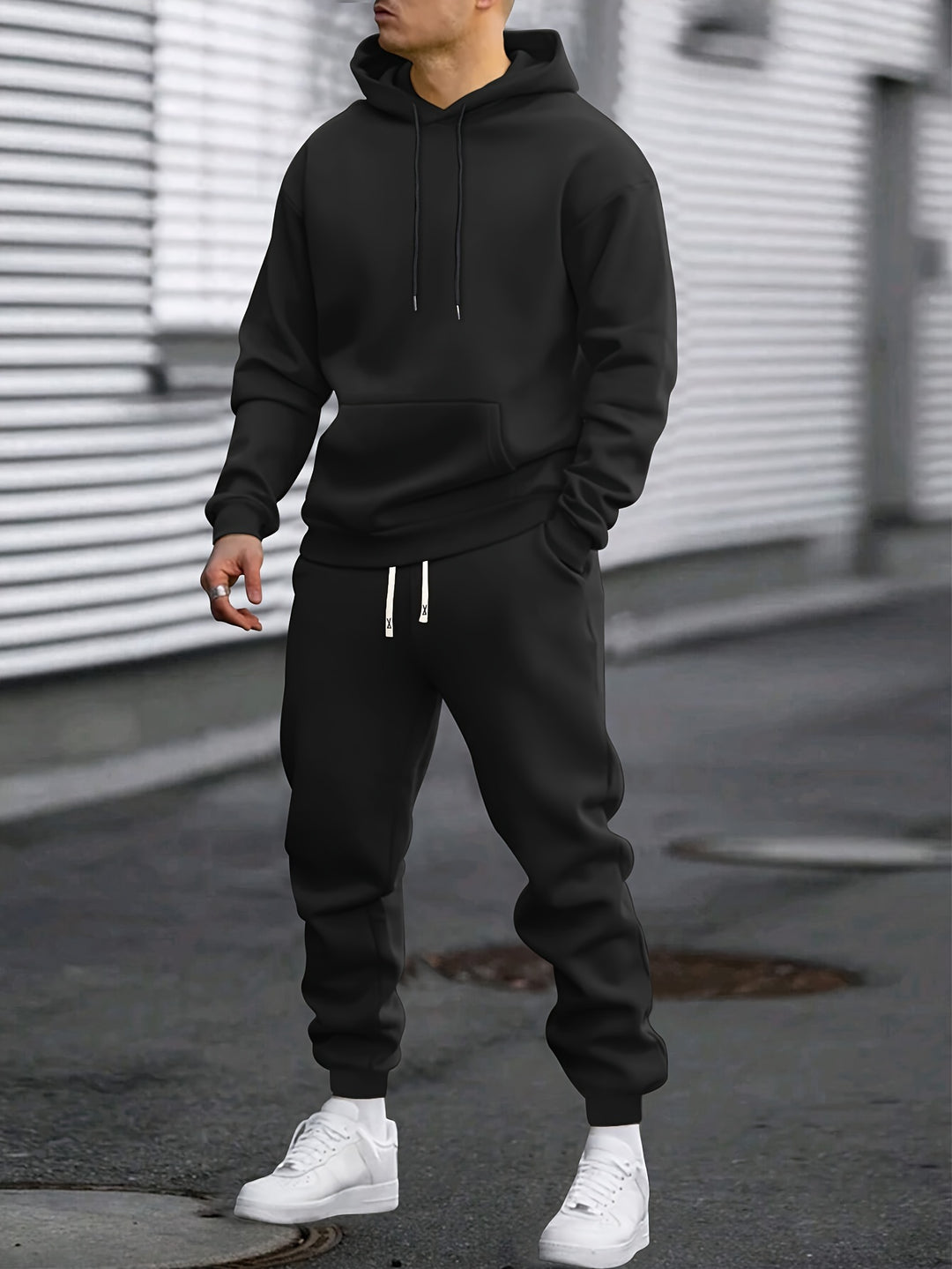 Herren Sportset | Hoodie & Jogginghose | Bequem & Atmungsaktiv | Frühling & Herbst