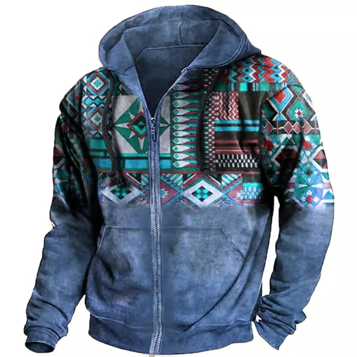 Einzigartiger und stilvoller Herren-Hoodie mit Reißverschluss für ultimativen Komfort und lässige Eleganz | Alexander