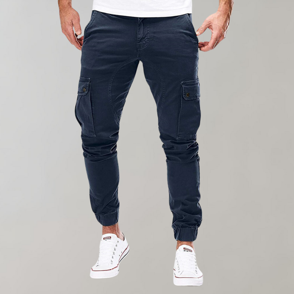 Herren Cargo Hose | Elastischer Bund | Bequeme Arbeitskleidung