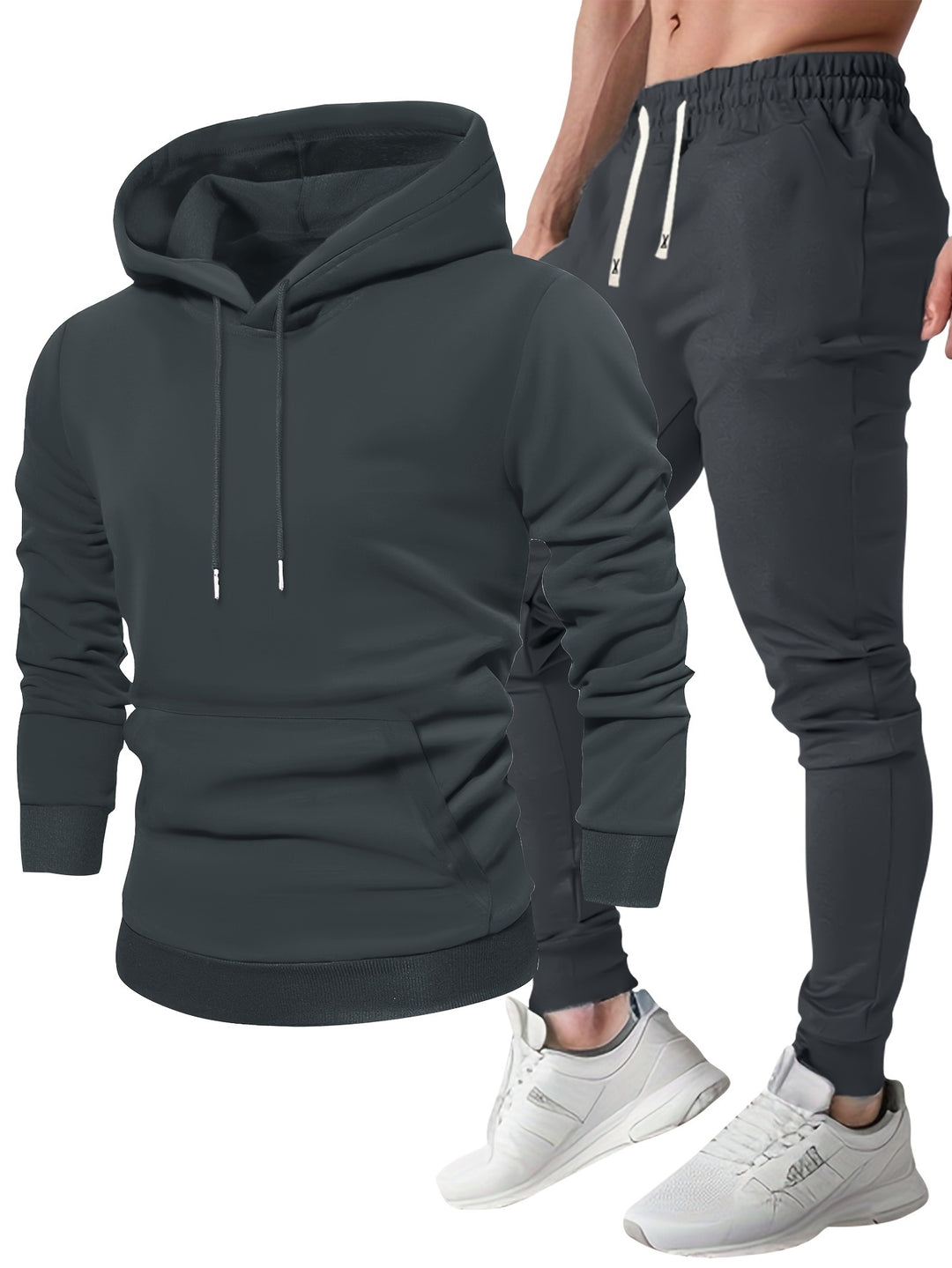 Herren Sportset | Hoodie & Jogginghose | Bequem & Atmungsaktiv | Frühling & Herbst