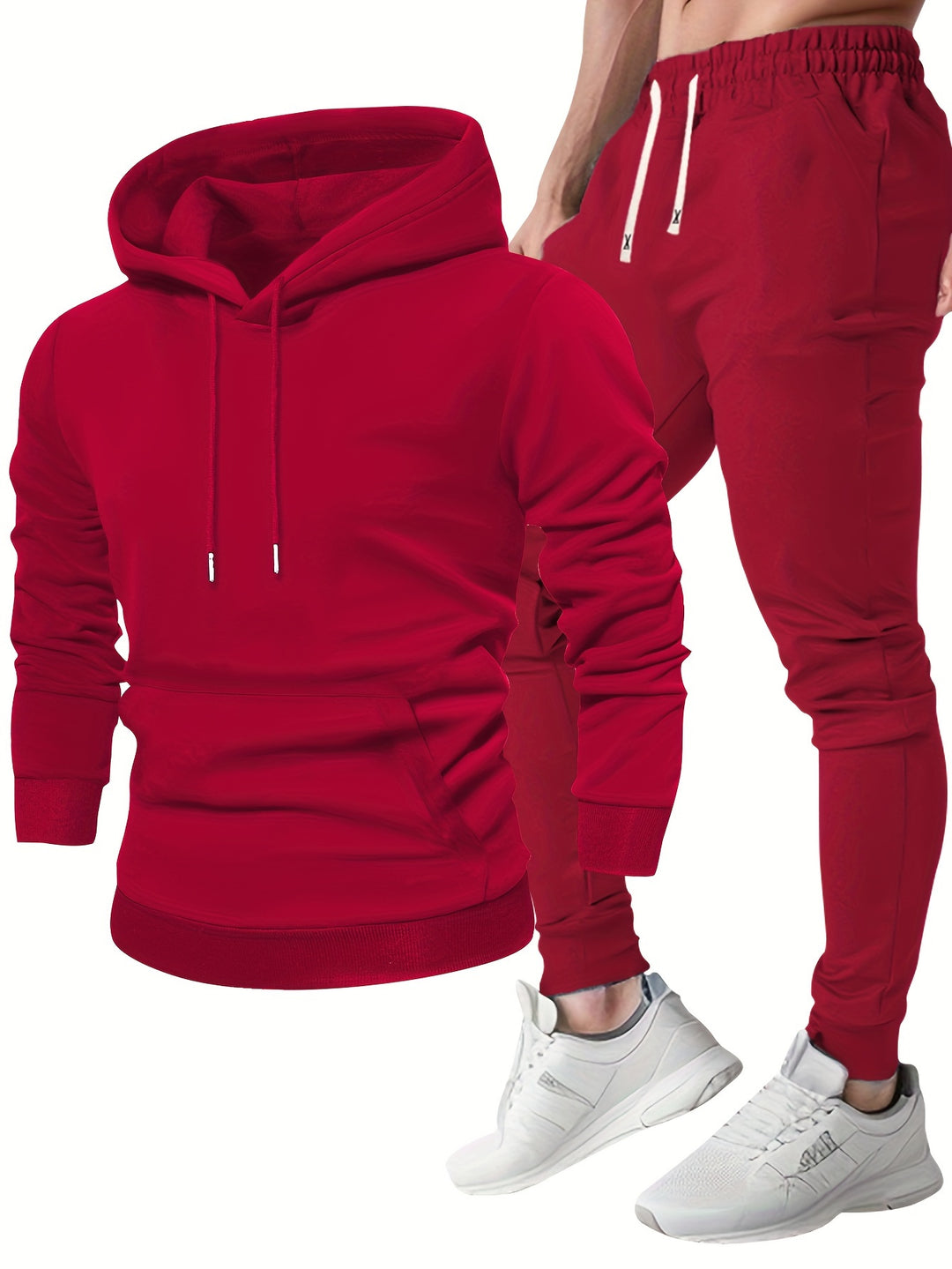 Herren Sportset | Hoodie & Jogginghose | Bequem & Atmungsaktiv | Frühling & Herbst