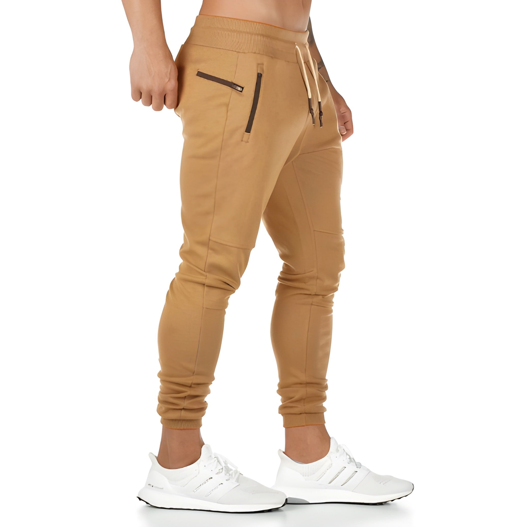 Herren Jogginghose AirFlex – Leichte Sporthose mit Reißverschlusstaschen