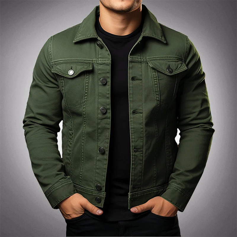 Herren Denim Jack ClassicFit – Zeitloses Jeansjacke aus Baumwolle