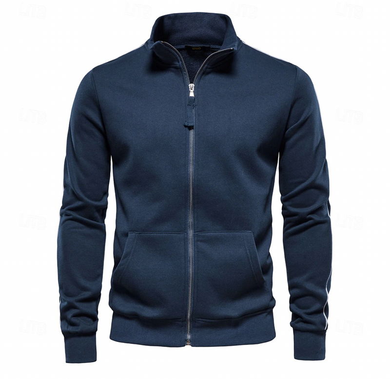 Herren Winterjacke ArcticLine – Leichte Jacke mit Reißverschluss und Stehkragen