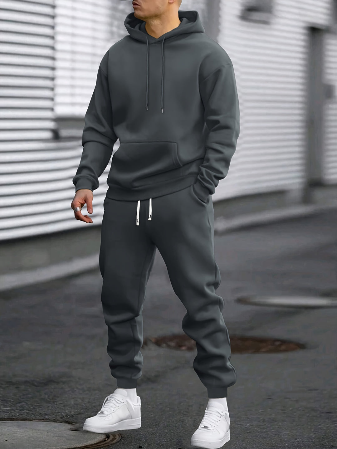 Herren Sportset | Hoodie & Jogginghose | Bequem & Atmungsaktiv | Frühling & Herbst