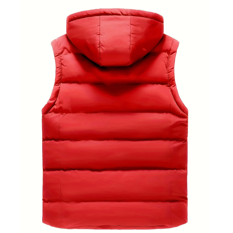 Herren Bodywarmer | Winterweste mit Kapuze | Leicht & Warm für Outdoor